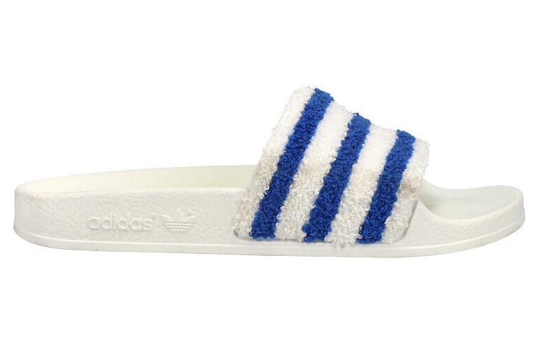 Order アディレッタ スライド 白/青 BB9279