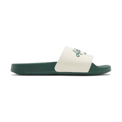 adidas Adilette Slides 'White Collegiate Green'