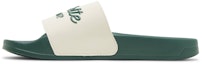 Lookbook adidas Adilette Slides 'Putih Hijau Kolej' GW8749