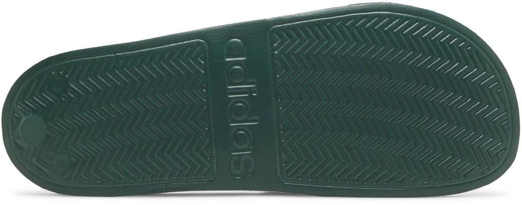 adidas Adilette Slides 'White Collegiate Green' GW8749 Shop adidas Adilette Slides 'White Collegiate Green' GW8749