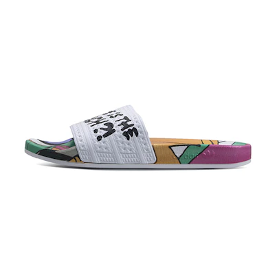 adidas Adilette Slides Multicolor 'White'