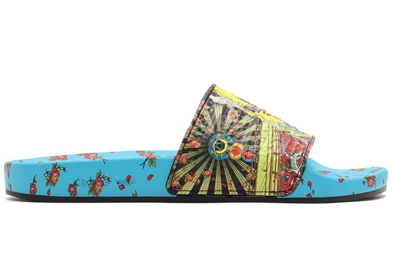 adidas Adilette Slides Tanaami Signal Cyan IH5964