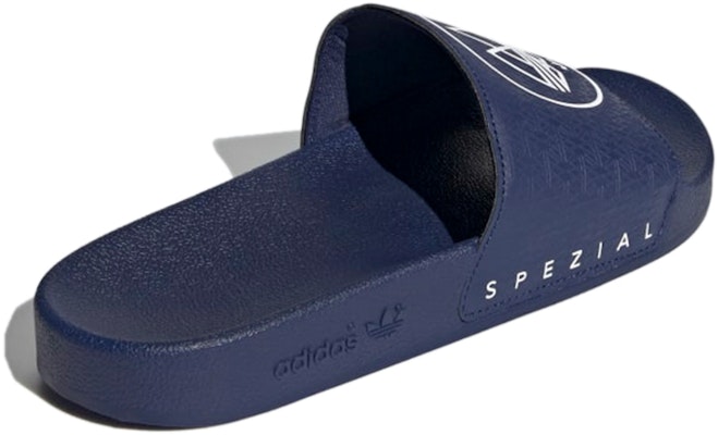adidas Adilette SPZL Slides 'Dark Blue' FX1057 Shop adidas Adilette SPZL Slides 'Dark Blue' FX1057