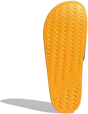adidas Adilette TND 'Black Bright Yellow' GW6145 Details for adidas Adilette TND 'Black Bright Yellow' GW6145
