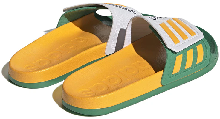 adidas Adilette Tnd ''Groen Wit Geel'' GZ9502 Shop adidas Adilette Tnd ''Groen Wit Geel'' GZ9502