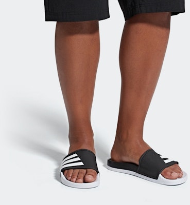adidas Adilette Tnd Black White Slippers 'Black White' F35437 Sizing adidas Adilette Tnd Black White Slippers 'Black White' F35437