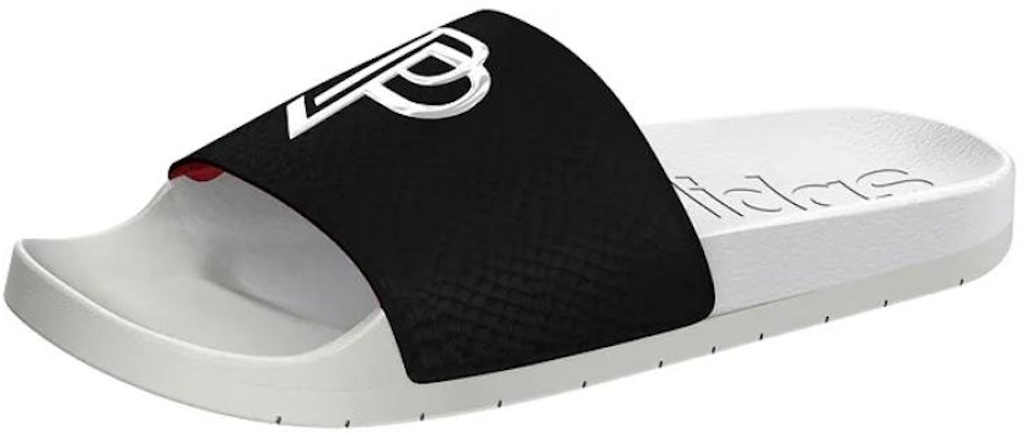 adidas Adilette TND Paul Pogba Slides - Black/White G27777 Lookbook adidas Adilette TND Paul Pogba Slides - Black/White G27777