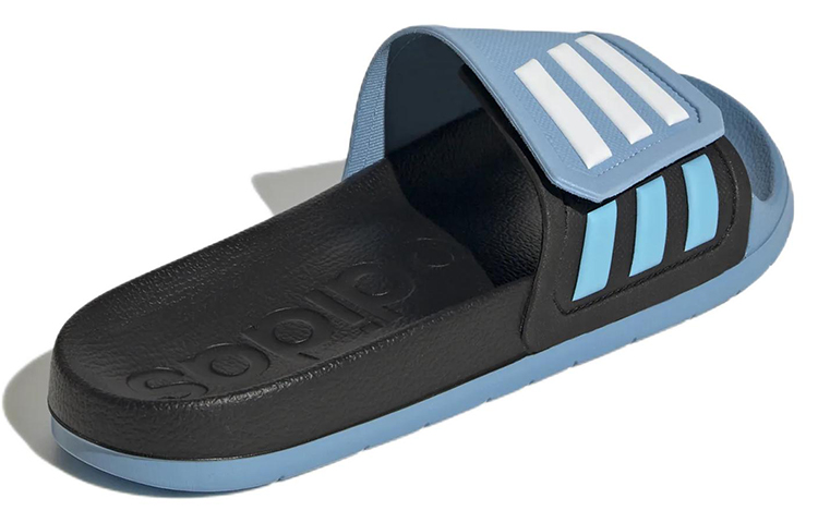 Shop adidas Adilette TND Slippers ''Zwart Lichtblauw'' GX9705