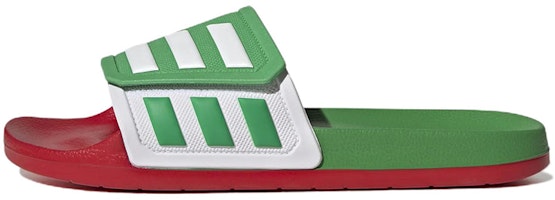 adidas Adilette TND Slide 'Vivid Green Scarlet' GX9710 adidas Adilette TND Slide 'Vivid Green Scarlet' GX9710