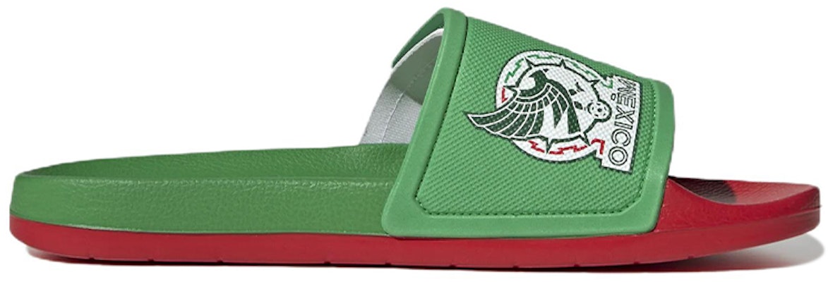 adidas Adilette TND Slide 'Vivid Green Scarlet' GX9710 Order adidas Adilette TND Slide 'Vivid Green Scarlet' GX9710