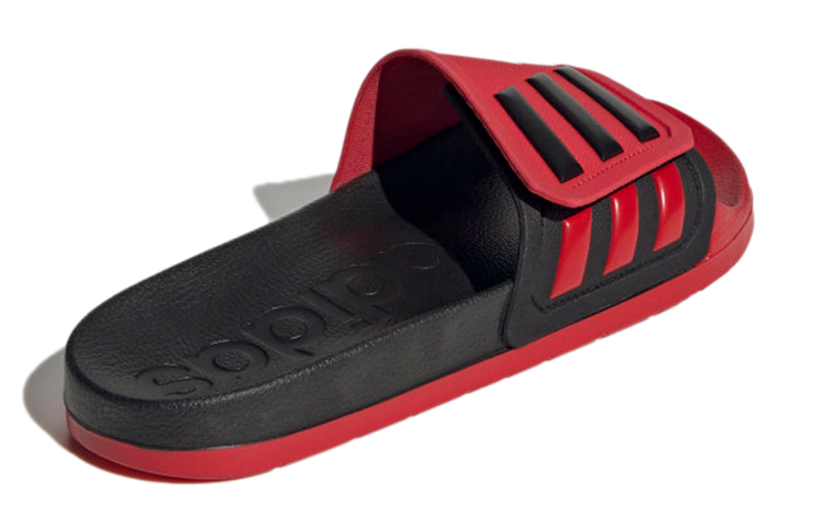 Shop adidas Adilette Tnd Slides 休閒運動拖鞋 黑紅色 男女皆宜
