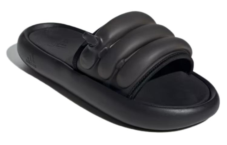 Lookbook 阿迪达斯 Adilette ZPLAASH 拖鞋 '全黑' IF8665