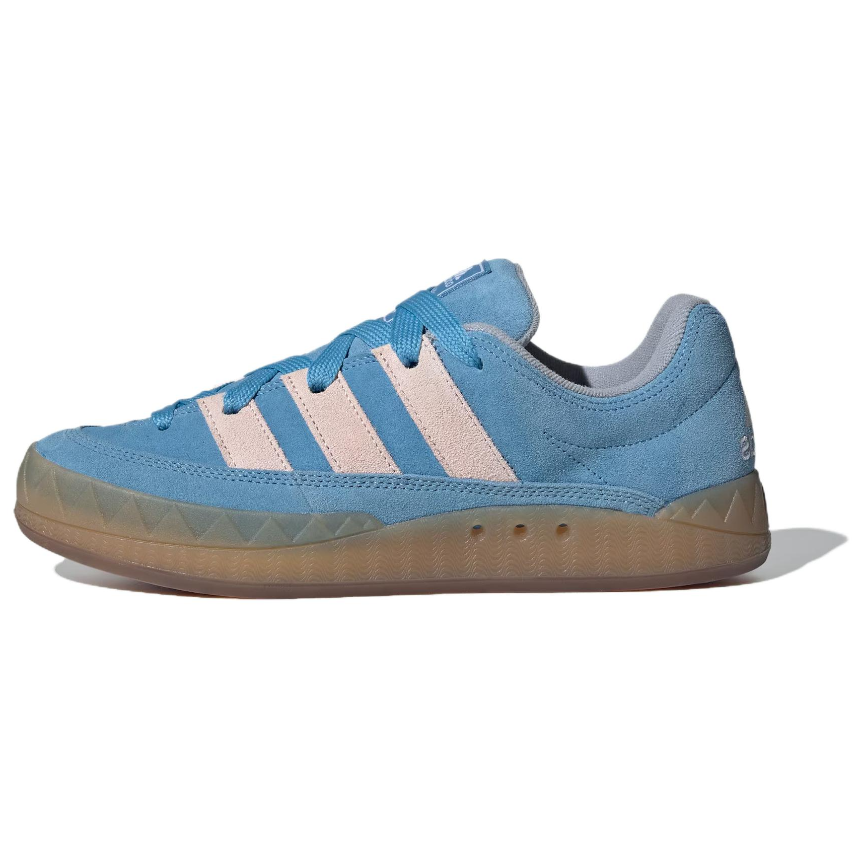 adidas ADIMATIC Suede Low-Top Skate Shoes Blue Comfortable Design ID3946