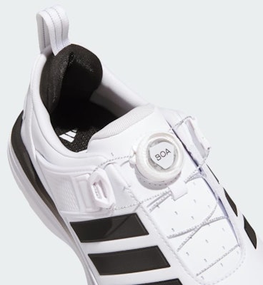 阿迪达斯Adipower 26 BOA无钉高尔夫鞋 云白/黑色/金属银 JS4138 1