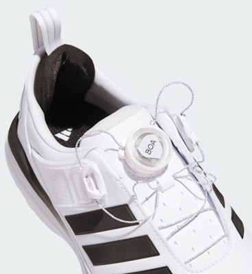 阿迪达斯Adipower 26 BOA无钉高尔夫鞋 云白/黑色/金属银 JS4138 2