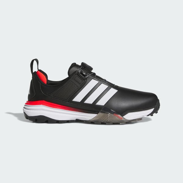 Adidas Adipower 26 BOA Spikeless Golf Shoes Core Black/Cloud White/Lucid Red JS4141