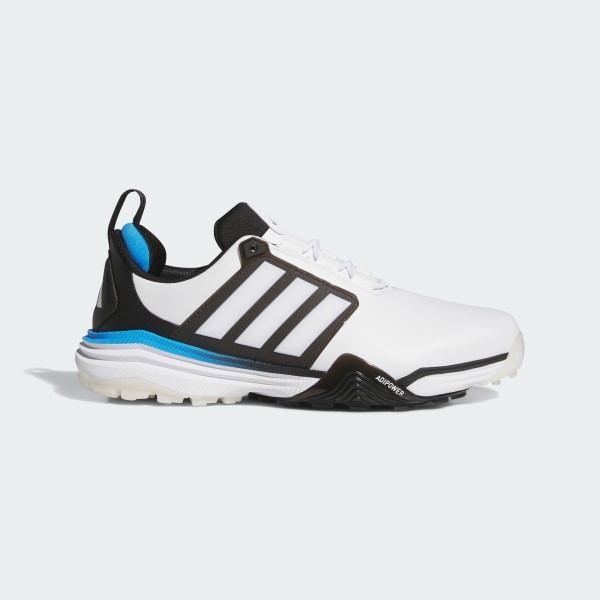Adidas Adipower 26 Wide Spikeless Golf Shoes Cloud White/Core Black/Lucid Ray Blue JQ6815