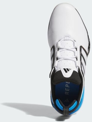 阿迪达斯 Adipower 26 宽款无钉高尔夫鞋 云白/核心黑/明光蓝 JQ6815 Order 阿迪达斯 Adipower 26 宽款无钉高尔夫鞋 云白/核心黑/明光蓝 JQ6815