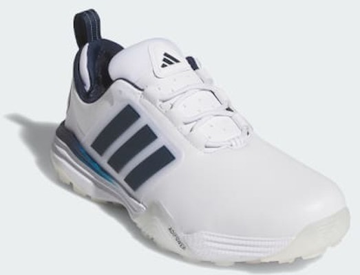 阿迪达斯 Adipower 26 宽版无钉高尔夫鞋 云白/学院海军蓝/明亮橙 JQ6816 Shop 阿迪达斯 Adipower 26 宽版无钉高尔夫鞋 云白/学院海军蓝/明亮橙 JQ6816