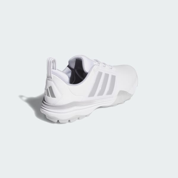Purchase Adidas Adipower 26 Wide Zapatillas Golf Sin Tacos Blanco/Plateado/Halo Plateado JP8401