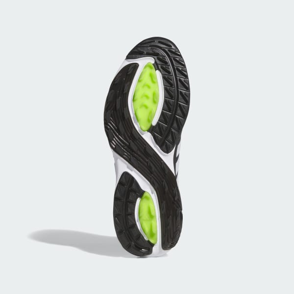 Lookbook Adidas Adipower 26 Wide Spikeless Golf Shoes Hitam/Putih/Kuning Lemon JQ6817