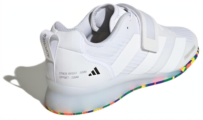 adidas Adipower Weightlifting 3 'White Multi-Color Sole' IF0521 Shop adidas Adipower Weightlifting 3 'White Multi-Color Sole' IF0521