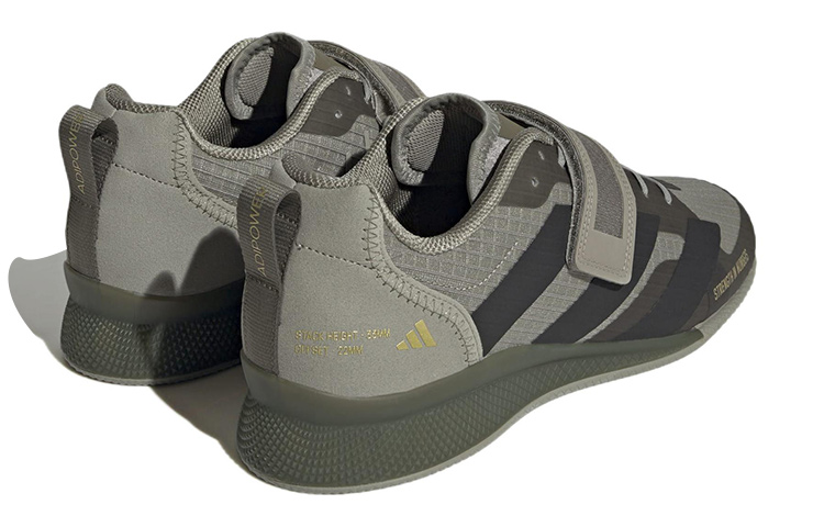 Shop adidas Adipower Weightlifting 3 輕便耐磨防滑 低筒 舉重鞋 男女皆宜 綠色