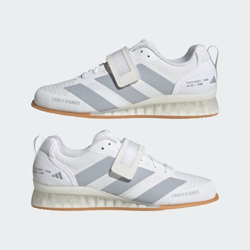 Sizing adidas Adipower Halterofilia 3 Blanco/Halo Plata/Negro Core KJ4393