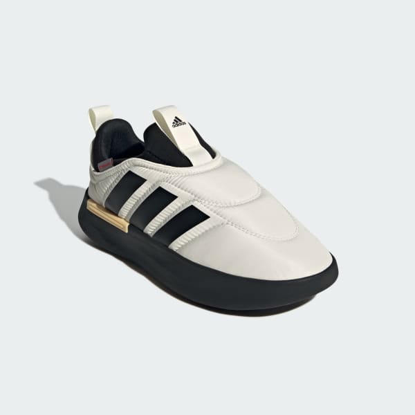 Shop adidas AdiPuff 米白/黑色/橙色配色鞋款 JP7712