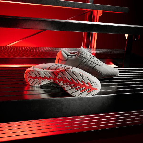 Shop adidas AdiRacer LO Audi F1 Team Sneakers Chalk Pearl/Chalk Pearl/Hi-Res Red KJ1220