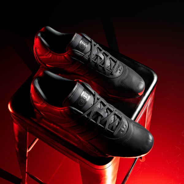 Cheap adidas Adiracer LO Audi F1 賽車鞋 黑色/黑色/高亮紅 KJ1221