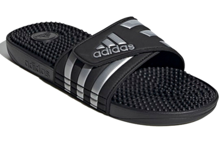Lookbook adidas Adissage Noir Argent Sandales ''Noir Argent''. F35577