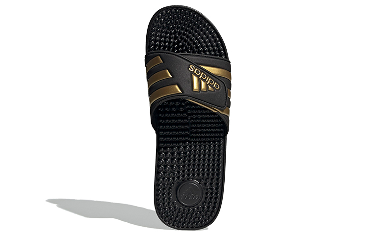 Purchase adidas Adissage Sandalias 'Negro Oro Metálico' EG6517
