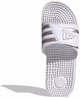 Shop adidas Adissage 白銀 拖鞋
