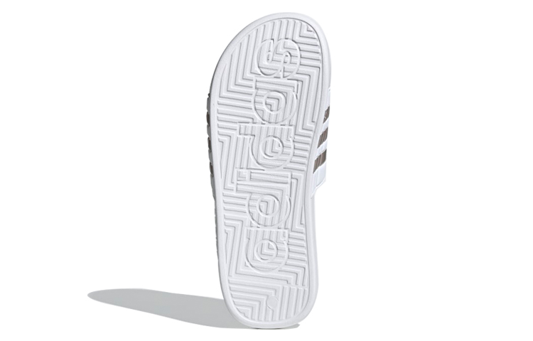 Purchase adidas Adissage Selipar 'Putih Platinum Metalik' F35576