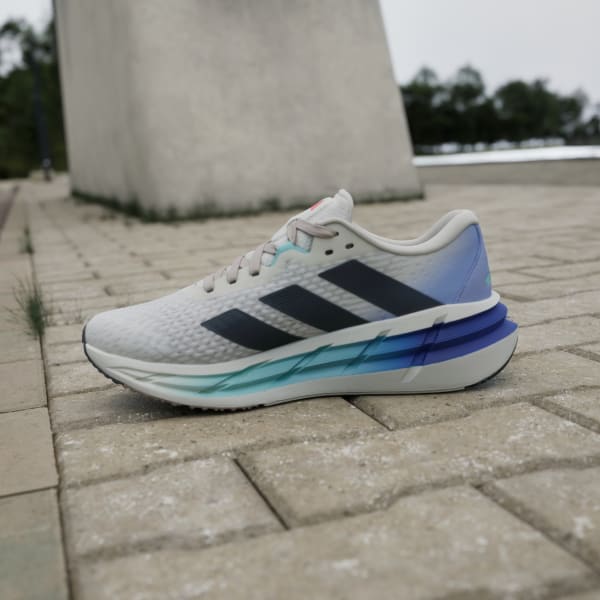 Sizing Adidas Adistar 3 跑鞋 紐約限定 米白/極光墨/閃光藍 ID6169