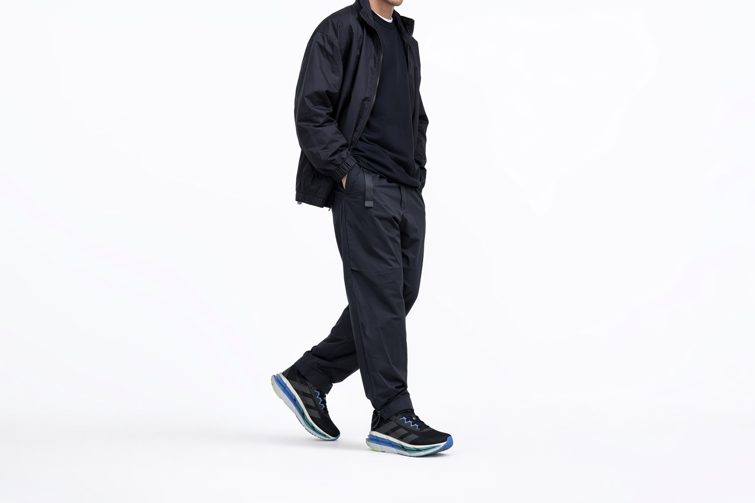 Order Adidas Adistar BYD 核心黑/灰五/藍色融合 JR0281