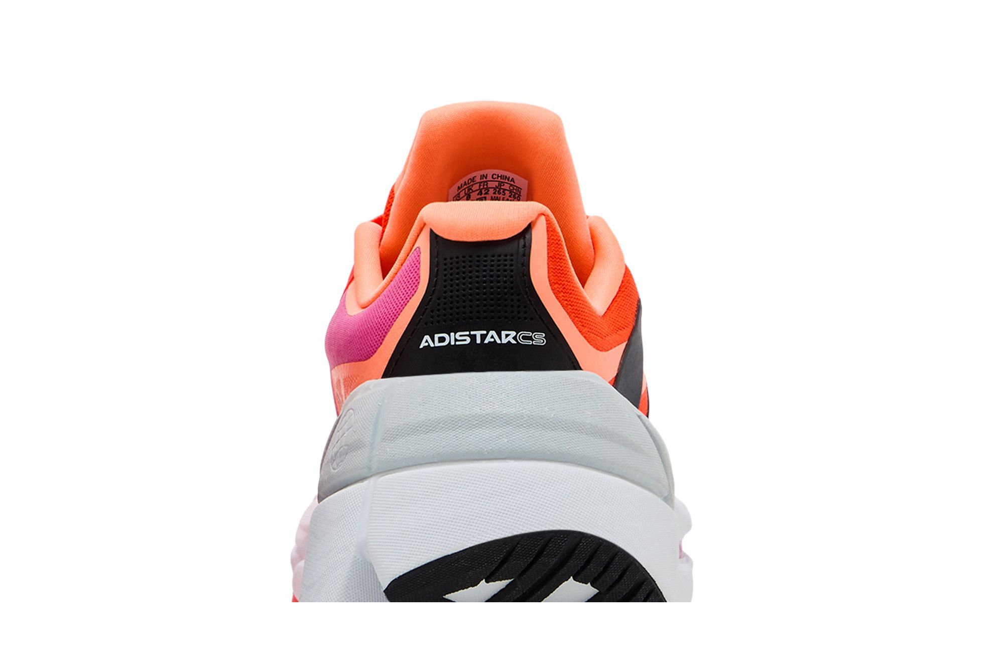 Sizing adidas Adistar CS 低筒 跑步鞋 男款 橙灰