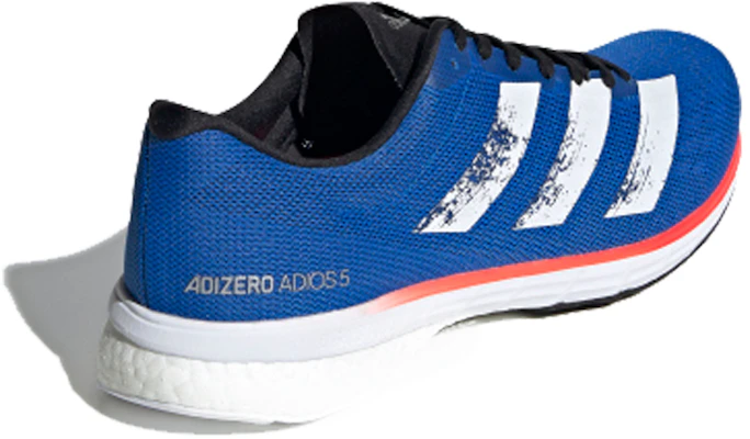 阿迪達斯 Adizero Adios 5 防滑耐磨 低帮 跑步鞋 男款 藍白 Lookbook 阿迪達斯 Adizero Adios 5 防滑耐磨 低帮 跑步鞋 男款 藍白