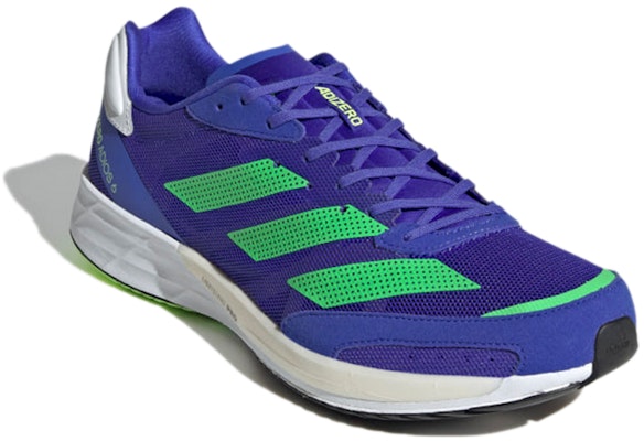 adidas Adizero Adios 6 'Sonic Ink Screaming Green' H67510 Lookbook adidas Adizero Adios 6 'Sonic Ink Screaming Green' H67510
