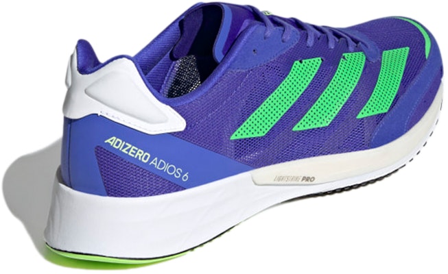 adidas Adizero Adios 6 'Sonic Ink Screaming Green' H67510 Shop adidas Adizero Adios 6 'Sonic Ink Screaming Green' H67510