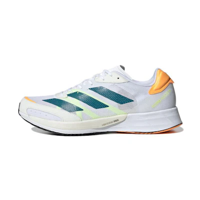adidas Adizero Adios 6 'White Teal Flamingo Orange'