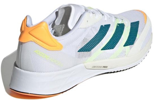 adidas Adizero Adios 6 'White Teal Flamingo Orange' GY0894 Shop adidas Adizero Adios 6 'White Teal Flamingo Orange' GY0894