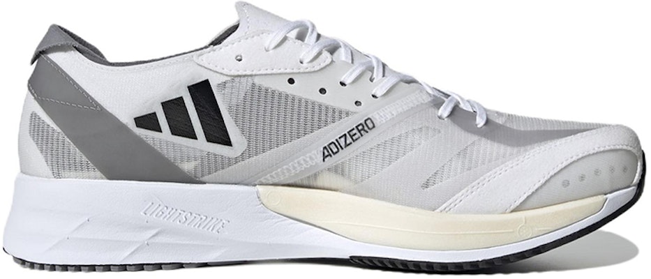 阿迪达斯 Adizero Adios 7 '白色黑色灰色' GX6646 Order 阿迪达斯 Adizero Adios 7 '白色黑色灰色' GX6646