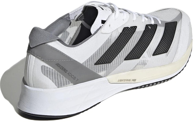 adidas Adizero Adios 7 'White Black Grey' GX6646 Shop adidas Adizero Adios 7 'White Black Grey' GX6646
