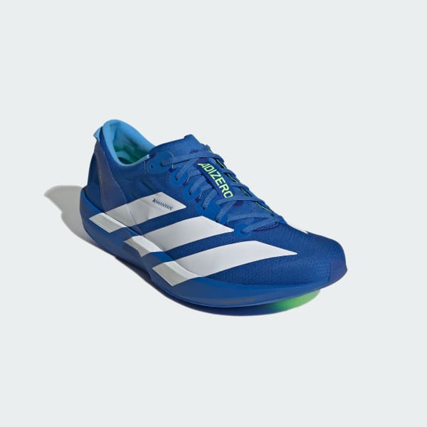 Shop adidas Adizero Adios 9 白/白/萊姆綠 JQ0764