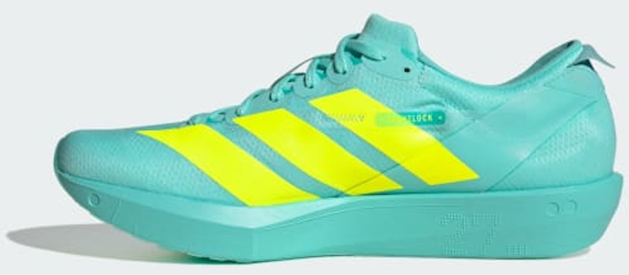 Adidas Adizero Adios 9 Aqua Flash/Lucid Lemon/Zero Metallic JH5243 Details for Adidas Adizero Adios 9 Aqua Flash/Lucid Lemon/Zero Metallic JH5243