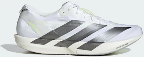 adidas Adizero Adios 9 Running Shoes Cloud White/Iron Metallic/Solar Yellow KH8894 adidas Adizero Adios 9 Running Shoes Cloud White/Iron Metallic/Solar Yellow KH8894