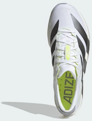 adidas Adizero Adios 9 Kasut Lari Putih/Iron Metallic/Solar Kuning KH8894 Order adidas Adizero Adios 9 Kasut Lari Putih/Iron Metallic/Solar Kuning KH8894