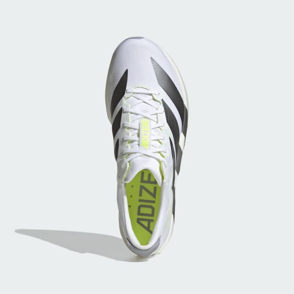 Lookbook adidas Adizero Adios 9 Running Shoes Cloud White/Iron Metallic/Solar Yellow KH8894